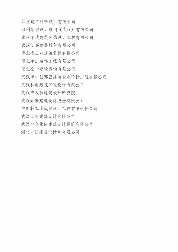 關(guān)于2020年武漢勘察設(shè)計(jì)協(xié)會(huì)抗擊疫情卓越貢獻(xiàn)企業(yè)表彰名單的決定